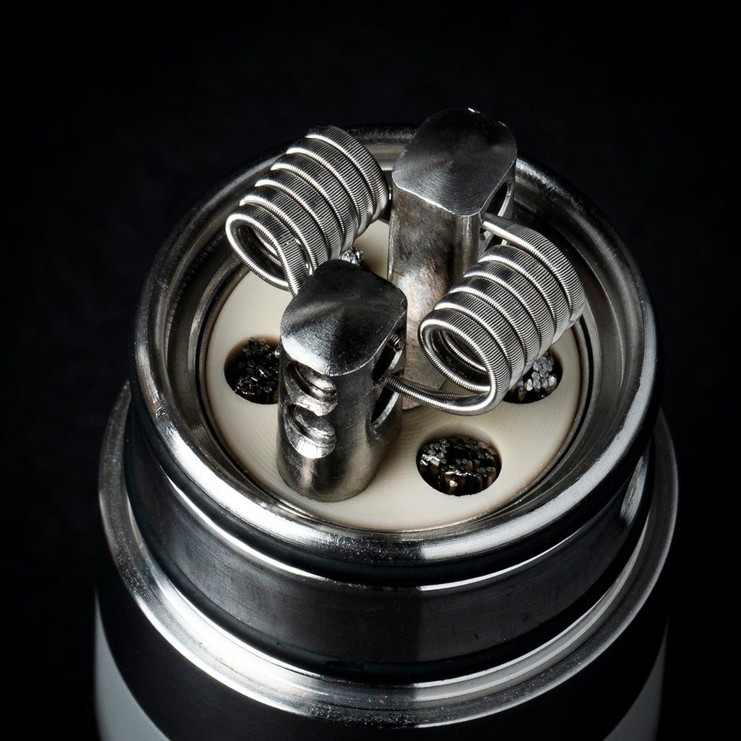 Fine Fused Clapton V2a Handmade Coil Aenigma Clouds